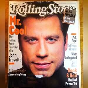 Rolling Stones Magazine February 1996 Mr. Cool Edition Orange and White Text